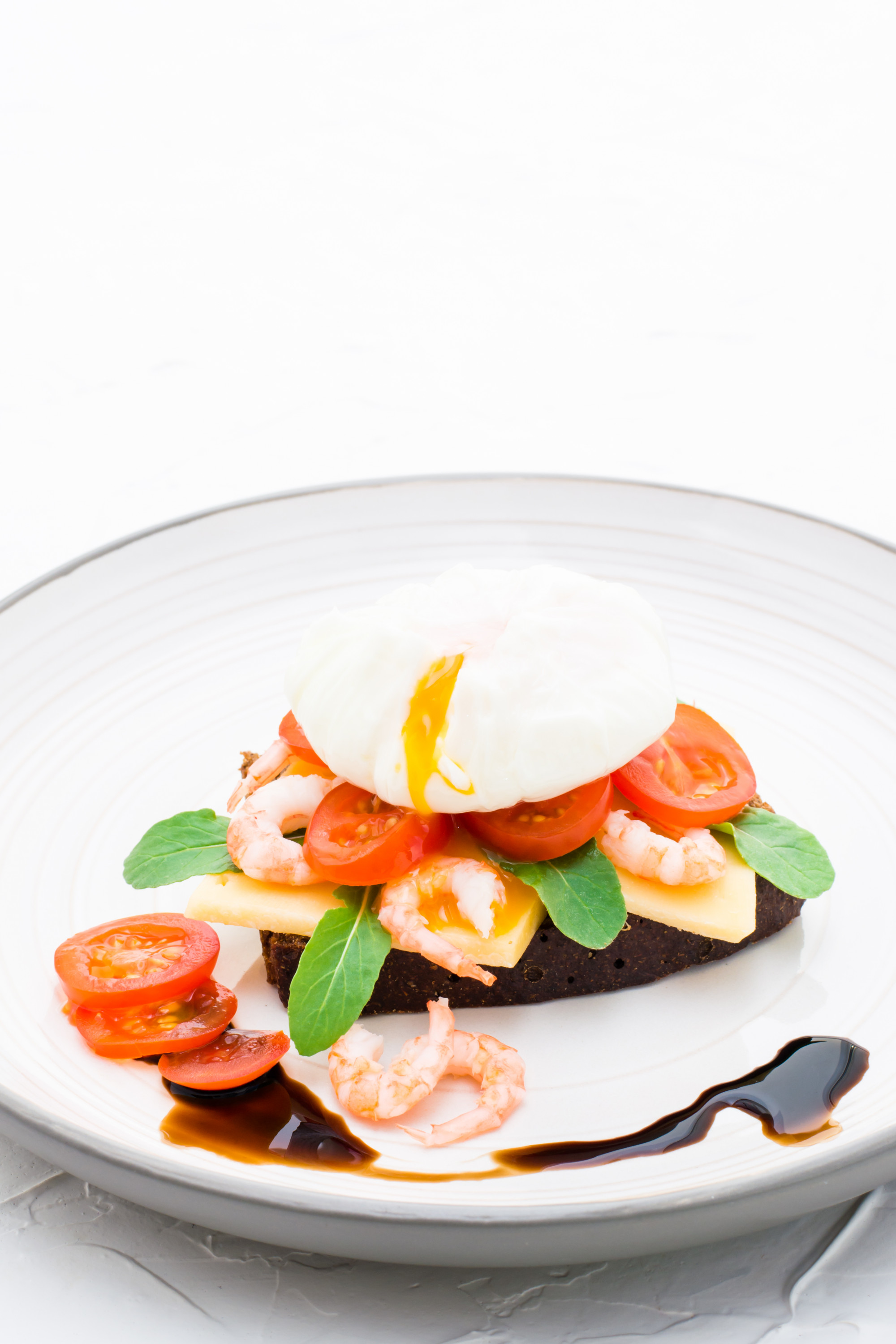 Close-up of plated dish detail
